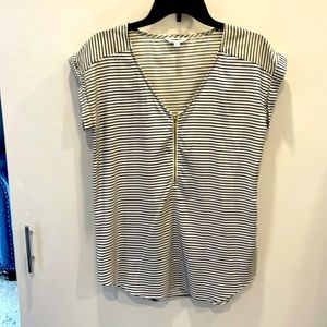 Express blouse with zipper detail. Size M